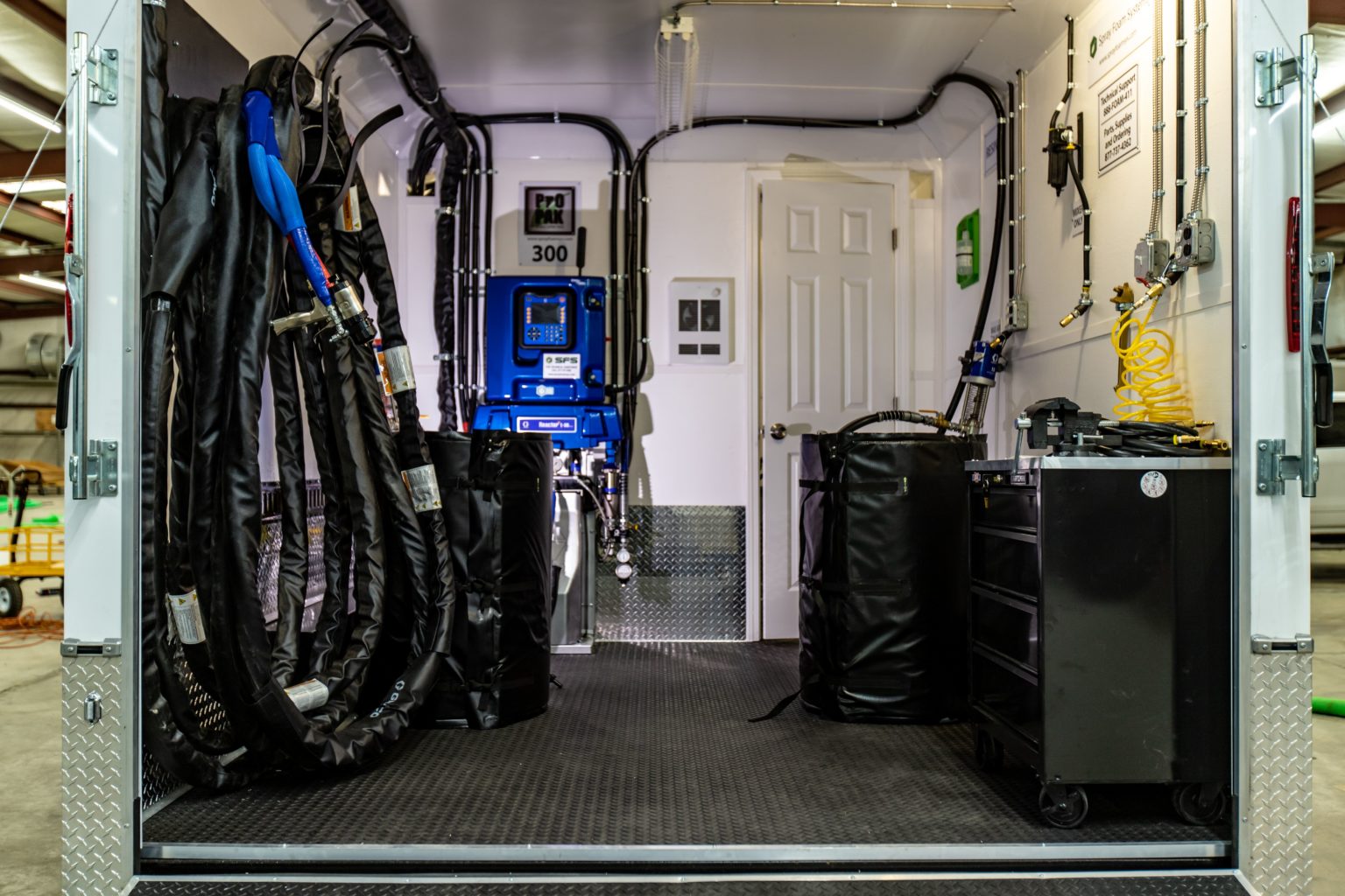 Spray Foam Rigs, Trailers and Box Trucks